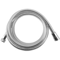 Aqualine LASER plastová sprchová hadice, 200cm, chrom/bílá 11200