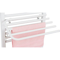 Aqualine Sušák 4 ručníků na otopná tělesa, univerzální upínání, délka 60cm, bílá 25-03-SV460