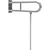 Sapho HANDICAP madlo sklopné s opěrnou nohou 600mm, nerez lesk XH521