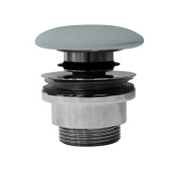 GSI GSI umyvadlová výpust 5/4“, click-clack, keramická zátka, ghiaccio mat PCS15