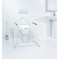 Ridder HANDICAP opěrná mobilní madla k WC, bílá A0110101