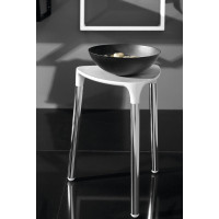Gedy YANNIS koupelnová stolička 37x43, 5x32, 3cm, bílá 217202