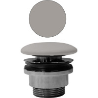 GSI GSI umyvadlová výpust 5/4“, neuzavíratelná, tl.5-65 mm, keramická krytka, tortora mat PVC05