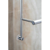 Sapho Závěsný držák ručníků na sprchovou zástěnu 600x730x125mm, chrom 1301-09