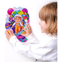 WOODLIKA Dřevěné puzzle Vesmírný dobrodruh 120 dílků