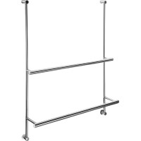 Sapho Závěsný držák ručníků na sprchovou zástěnu 600x730x125mm, chrom 1301-09