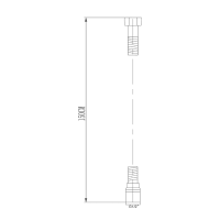 Sapho SOFTFLEX plastová sprchová hadice, 150cm, metalická stříbrná/chrom 1208-11