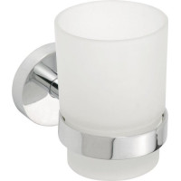 Sapho X-ROUND sklenka, mléčné sklo, chrom XR903