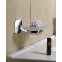 Aqualine RUMBA mýdlenka, mléčné sklo, chrom RB102