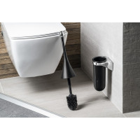 MARPLAST COLORED WC štětka závěsná, ABS, černá mat A65801NE