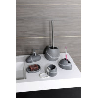 Ridder LITTLE ROCK WC štětka na postavení, šedá 22190407