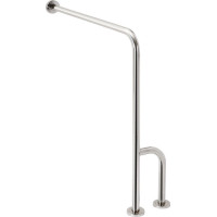Sapho HANDICAP opěrné madlo PRAVÉ 800x850mm, nerez lesk XH528