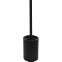 Sapho X-ROUND BLACK WC štětka na postavení, černá XR306B