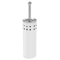 Aqualine SIMPLE LINE WC štětka válcová s otvory, bílá 04002W