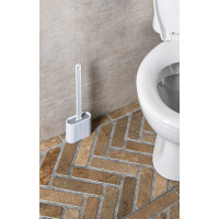Aqualine WC silikonová štětka závěsná/na postavení, bílá TF010