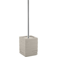 Gedy QUADROTTO WC štětka na postavení, tortora QU3366