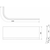 Polysan ASTRA R panel čelní 34812