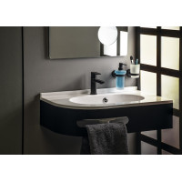 Sapho X-ROUND BLACK dávkovač mýdla 230ml, mléčné sklo, černá mat XR101B