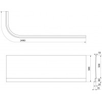 Polysan VIVA R 185 panel čelní 72149