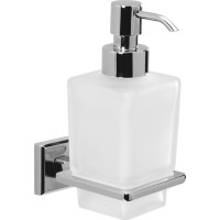 Gedy COLORADO dávkovač mýdla, 230 ml, mléčné sklo, chrom 6981
