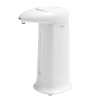 Aqualine Bezdotykový dávkovač mýdla na postavení, 350ml, 83x196x135mm, ABS/bílá 08131