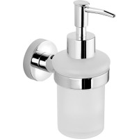 Aqualine SAMBA dávkovač mýdla 150ml, mléčné sklo, chrom SB119