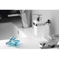 METAFORM AIDA dávkovač mýdla 270 ml, mléčné sklo, chrom AI019