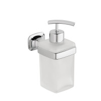 METAFORM AIDA dávkovač mýdla 270 ml, mléčné sklo, chrom AI019