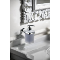METAFORM AIDA dávkovač mýdla 270 ml, mléčné sklo, chrom AI019