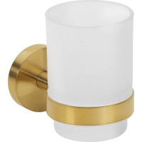 Sapho X-ROUND GOLD sklenka, mléčné sklo, zlato mat XR903GB