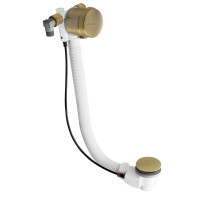 Polysan Vanová souprava s napouštěním, bovden, délka 775mm, zátka 72mm, zlato mat 71685GB