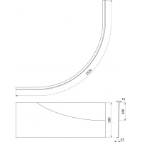 Polysan ROSANA 150 panel čelní 63319