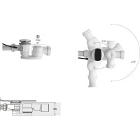 Polysan Sifon 6/4", výška 42mm, DN40 71712