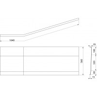 Polysan PROJEKTA L 160 panel čelní 20312