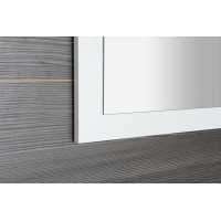 Sapho TREOS zrcadlo v rámu 750x500mm, bílá mat TS750-3131