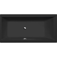 Polysan CLEO obdélníková vana 180x90x48cm, černá mat 13111.21