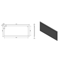 Sapho TREOS zrcadlo v rámu 1100x500mm, dub Collingwood TS100-1919