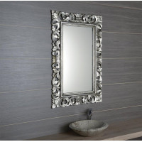 Sapho SCULE zrcadlo ve vyřezávaném rámu 80x120cm, stříbrná IN308