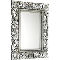 Sapho SAMBLUNG zrcadlo ve vyřezávaném rámu 60x80cm, stříbrná IN115