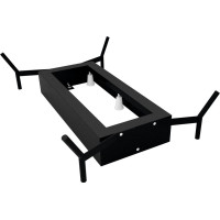 Polysan REDUTA konstrukce pro vanu 171x81cm, černá mat 72820B