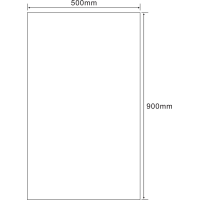 Aqualine Zrcadlo 50x90cm, bez úchytu 22494