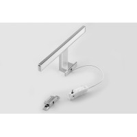 Aqualine SERAPA LED svítidlo 5W, 230V, 300x40x100mm, plast, chrom SA147