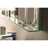 Sapho BRETO zrcadlo s LED osvětlením a policí 800x608mm BT080