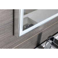 Sapho LUMINAR zrcadlo s LED osvětlením v rámu 1200x550mm, chrom NL560