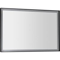 Sapho SORT zrcadlo s LED osvětlením 100x70cm, černá mat ST100