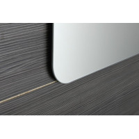 Sapho ISHAPE zrcadlo 1000x500mm, zakulacené rohy, bez úchytu AG510