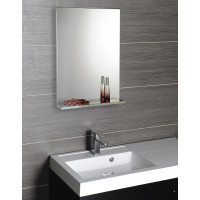 Aqualine BETA zrcadlo s policí 50x70x12cm 57396