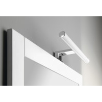 Aqualine KRONAS LED svítidlo, 6W, 230V, 400x40x100mm, plast, chrom KA400
