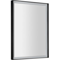 Sapho SORT zrcadlo s LED osvětlením 60x80cm, černá mat ST080