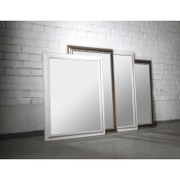 Sapho AMBIENTE zrcadlo v dřevěném rámu 720x920mm, bronzová patina NL700